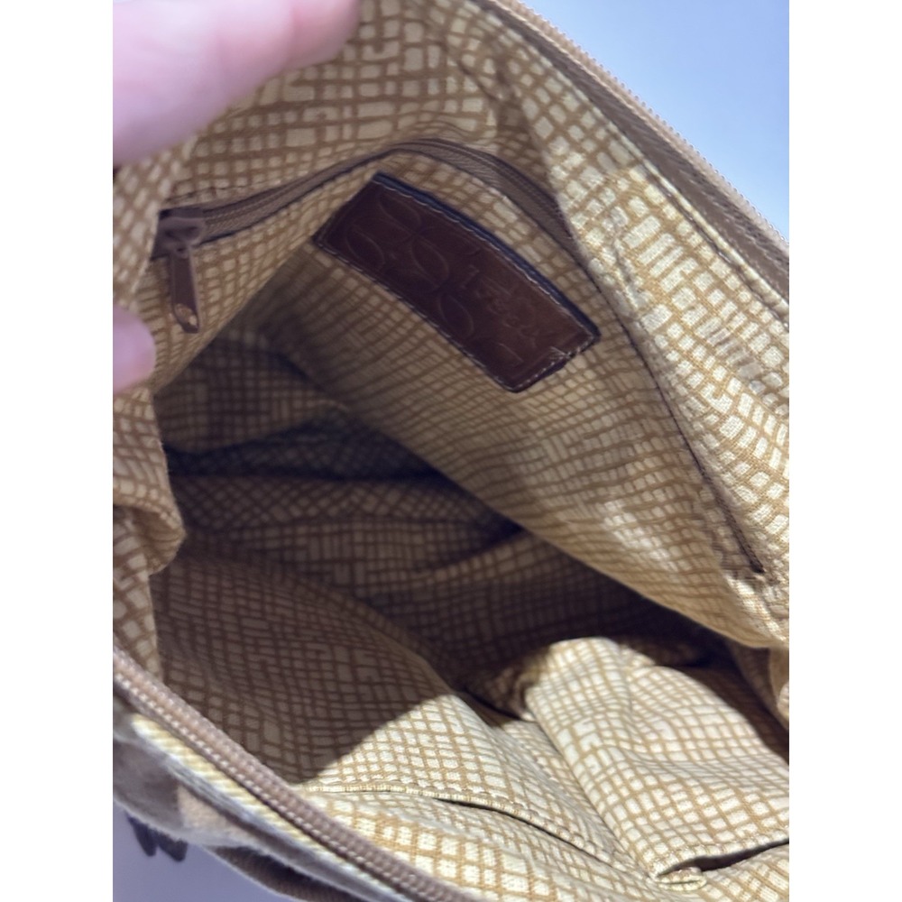 Fossil pocketbook,‎ brown, denim material - Picture 10 of 16